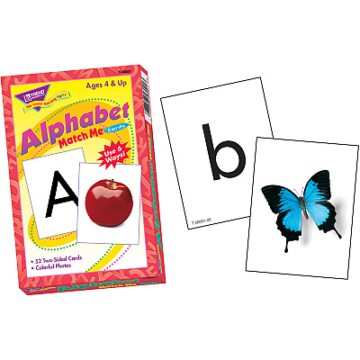 TREND Alphabet Match Me Flash Cards (TEPT58001)