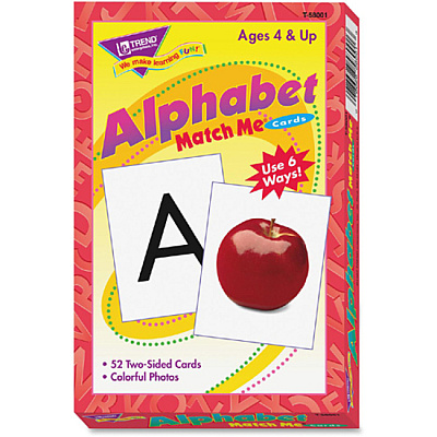 TREND Alphabet Match Me Flash Cards (TEPT58001)