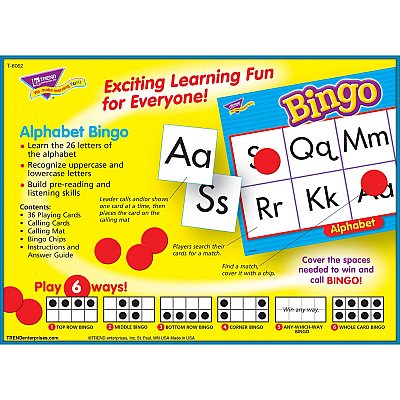 TREND Alphabet Bingo Learning Game (TEPT6062)