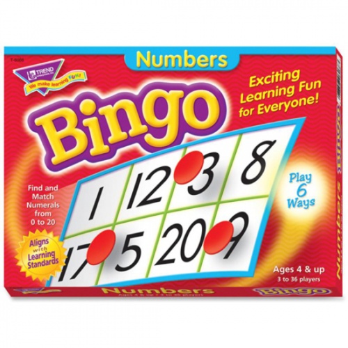 TREND Numbers Bingo Learning Game (T6068)