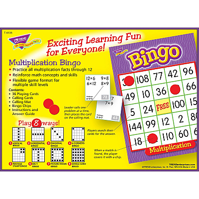 TREND Multiplication Bingo Learning Game (TEPT6135)