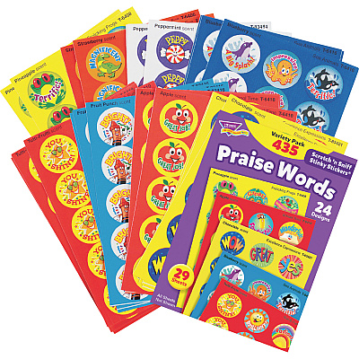 TREND Praise Words Jumbo Stinky Stickers (TEPT6490)