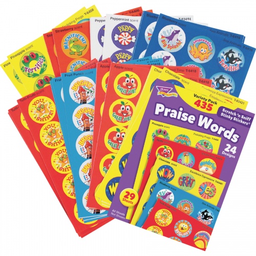 TREND Praise Words Jumbo Stinky Stickers (T6490)