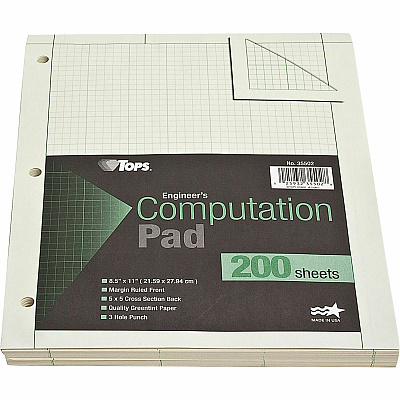 TOPS Engineering Computation Pad (TOP35502)