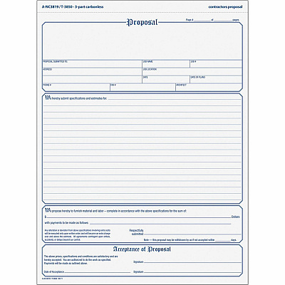 TOPS In Triplicate Proposal Form (TOP3850)