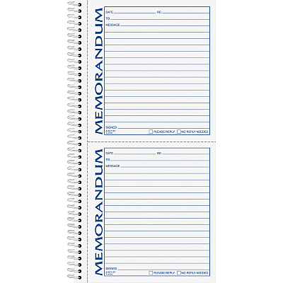 TOPS Memorandum Forms Book (TOP4150)