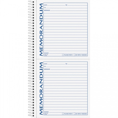 TOPS Memorandum Forms Book (4150)