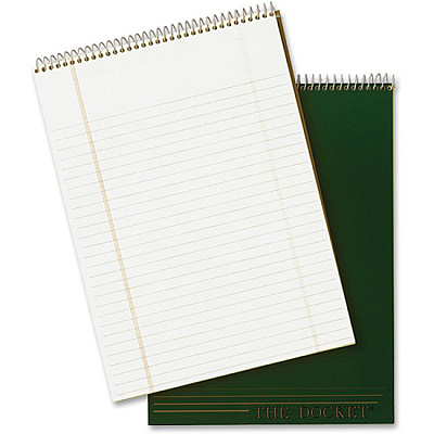 TOPS Docket Wirebound Legal Writing Pads - Letter (TOP63633)
