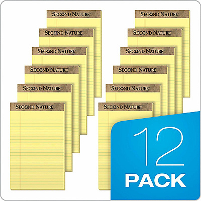 TOPS Second Nature Recycled Jr Legal Writing Pad (TOP74840)