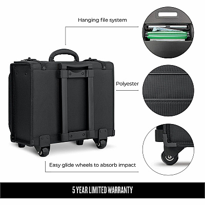 Solo Classic Carrying Case (Roller) for 15.4" to 17" Notebook - Black (USLB1514)