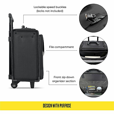 Solo Classic Carrying Case (Roller) for 15.4" to 17" Notebook - Black (USLB1514)