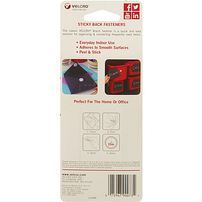 Velcro 90073 General Purpose Sticky Back