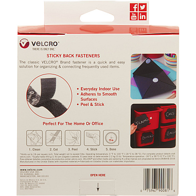Velcro 90081 General Purpose Sticky Back
