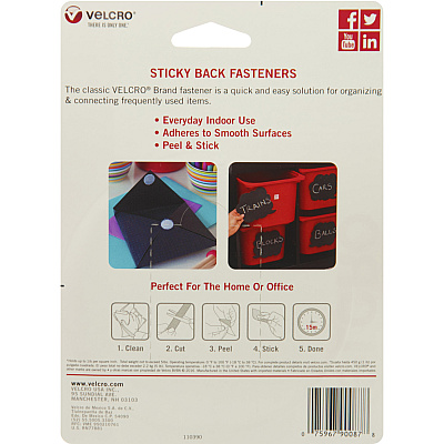 Velcro 90087 General Purpose Sticky Back