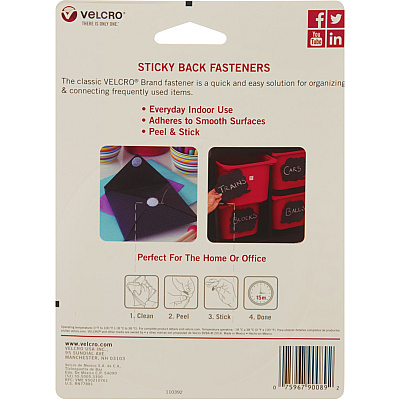 Velcro 90089 General Purpose Sticky Back