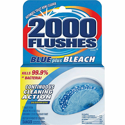 WD-40 2000 Flushes Blue/Bleach Bowl Cleaner Tablets (WDF208017)