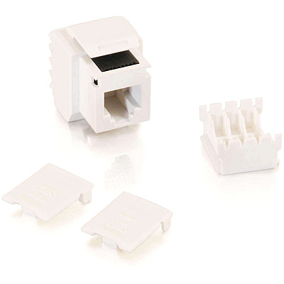 C2G Cat3 Rj12 Keystone Jack White (03801)