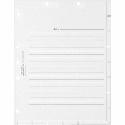 Tabbies Medical Chart Index Divider Sheets (TAB54520)