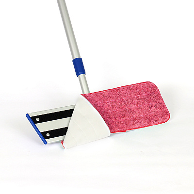 Microfiber Flat Wet Mop - 24", Red, Pack Of 12 (PNP830024R)