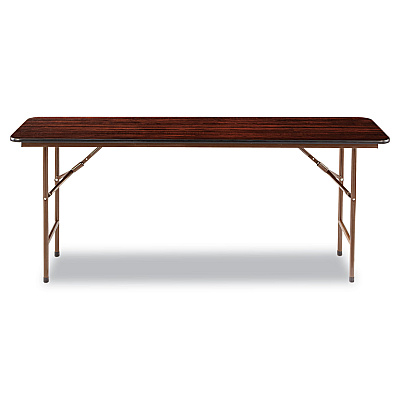 Alera Wood Folding Table, Rectangular, 71.88w x 17.75d x 29.13h, Mahogany (ALEFT727218MY)