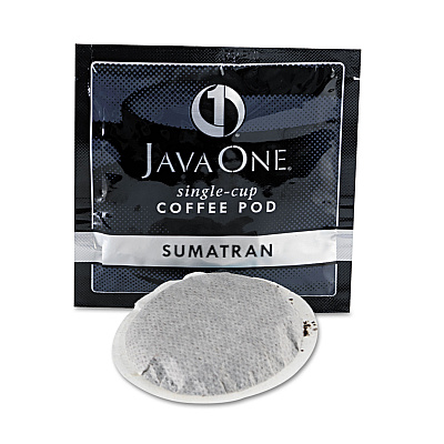 Java One Coffee Pods, Sumatra Mandheling, Single Cup, 14/Box (JAV60000)