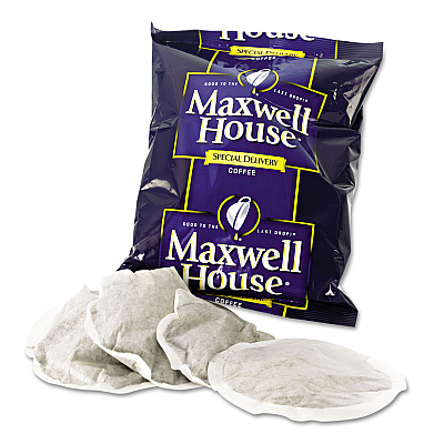 Maxwell House Coffee, Regular Ground, 1.2 oz Special Delivery Filter Pack, 42/Carton (MWH862400)