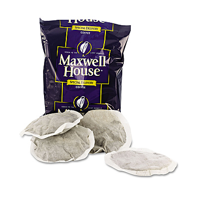 Maxwell House Coffee, Regular Ground, 1.2 oz Special Delivery Filter Pack, 42/Carton (MWH862400)