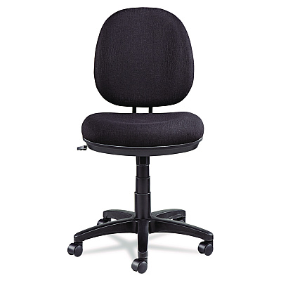 Alera Interval Series Swivel/Tilt Task Chair, Supports Up to 275 lb, 18.42" to 23.46" Seat Height, Black (ALEIN4811)