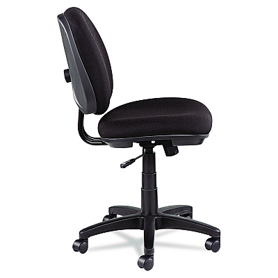 Alera Interval Series Swivel/Tilt Task Chair, Supports Up to 275 lb, 18.42" to 23.46" Seat Height, Black (ALEIN4811)