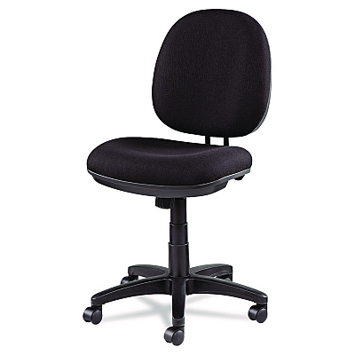 Alera Interval Series Swivel/Tilt Task Chair, Supports Up to 275 lb, 18.42" to 23.46" Seat Height, Black (ALEIN4811)