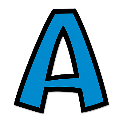 TREND Ready Letters Playful Combo Set, Blue, 4"h, 216/Set (TEPT79744)