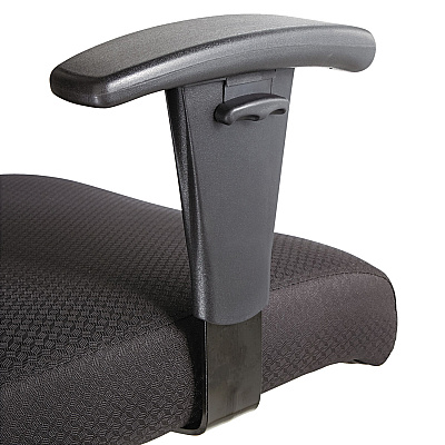 OIF Big/Tall Swivel/Tilt Mid-Back Chair, Supports Up to 450 lb, 19.29" to 23.22" Seat Height, Black (OIFBT4510)