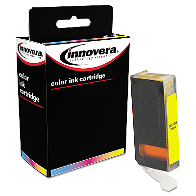 Innovera Remanufactured Yellow Ink, Replacement for CLI-221Y (2949B001), 510 Page-Yield (IVRCNCLI221Y)