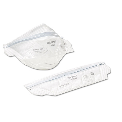 3M VFlex Particulate Respirator N95, Standard Size, 50/Box (MMM9105)