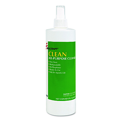 AbilityOne 7930009265280, SKILCRAFT Clean All-Purpose Cleaner, Fragrance-Free, Alkaline Base, 16 oz Spray Bottle, 48/Carton