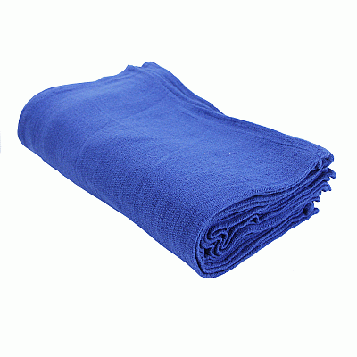 Huck Cotton Cleaning Towels 16x26 Blue, Case Of 120 (ABSBNT-BLUE-CS)