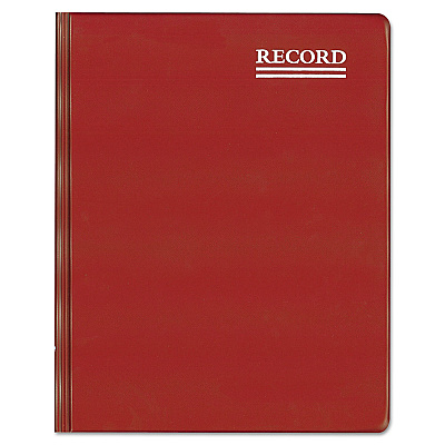 Rediform National Brand Red Vinyl Series Journal, 1-Subject, Medium/College Rule, Red Cover, (300) 10 x 7.75 Sheets (RED57231)