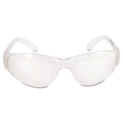 MCR Safety Checklite Safety Glasses, Clear Frame, Clear Lens (CRWCL010)