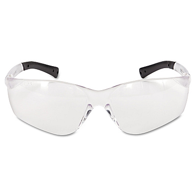 MCR Safety Bearkat Safety Glasses, Frost Frame, Clear Lens (CRWBK110AF)
