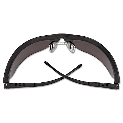 MCR Safety Klondike Safety Glasses, Matte Black Frame, Gray Lens, 12/Box (CRWKD112)