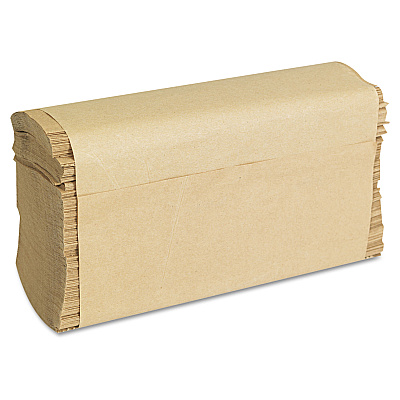 GEN Folded Paper Towels, Multifold, 9 x 9.45, Natural, 250 Towels/Pack, 16 Packs/Carton (GEN1508)