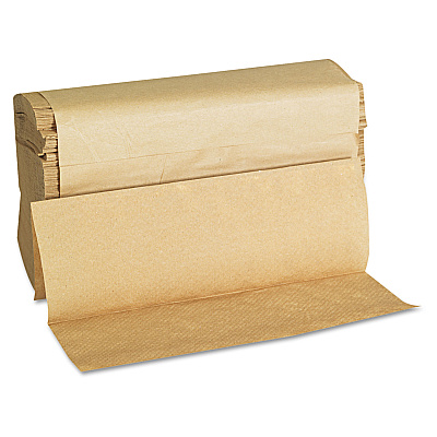 GEN Folded Paper Towels, Multifold, 9 x 9.45, Natural, 250 Towels/Pack, 16 Packs/Carton (GEN1508)