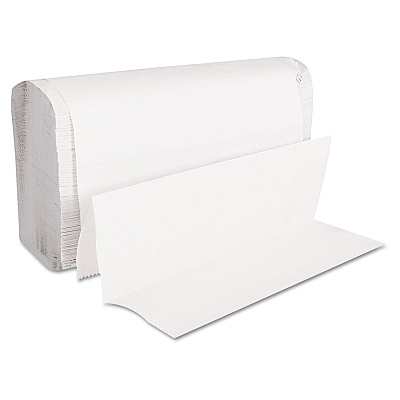 GEN Folded Paper Towels, Multifold, 9 x 9.45, White, 250 Towels/Pack, 16 Packs/Carton (GEN1509)