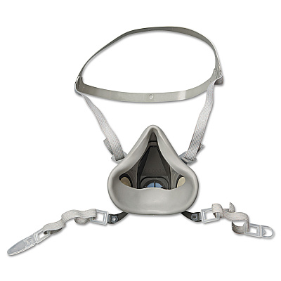 3M Half Facepiece Respirator 6000 Series, Reusable, Medium (MMM6200)