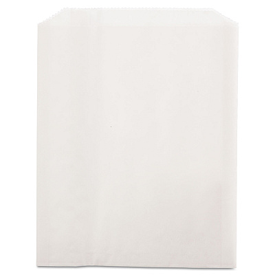 Bagcraft Grease-Resistant Single-Serve Bags, 6" x 0.75" x 7.25", White, 2,000/Carton (BGC450019)
