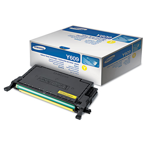 HP CLT-Y609S High-Yield Toner, 7,000 Page-Yield, Yellow