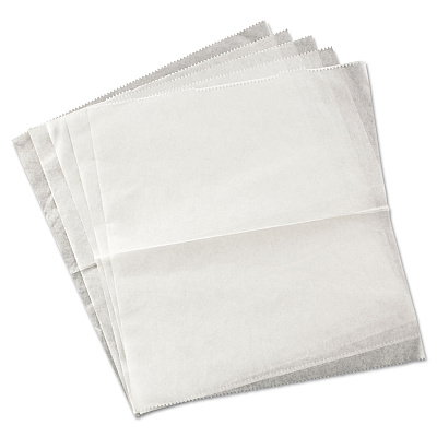 Bagcraft QF10 Interfolded Dry Wax Deli Paper, 10 x 10.25, White, 500/Box, 12 Boxes/Carton (BGC011010)