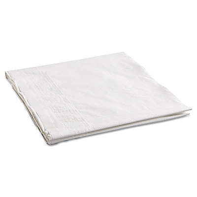 Hoffmaster Cellutex Table Covers, Tissue/Polylined, 54" x 108", White, 25/Carton (HFM210130)