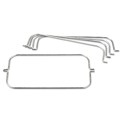 Tri-Wire Waste Bag Holder Kit for Rubbermaid Commercial Cleaning Carts, Steel (RCP9T8901)