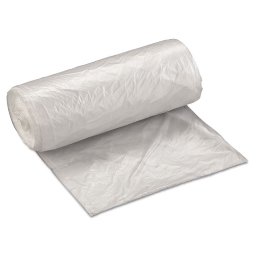 Inteplast Group High-Density Commercial Can Liners Value Pack, 16 gal, 7 microns, 24" x 31 ", Clear, 50 Bags/Roll, 20 Rolls/Carton (VALH2433N8)